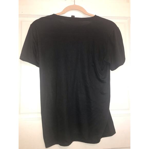 Anvil T-Shirt Men's L Black Short Sleeved Guy Marshall Logo - Picture 2 of 12